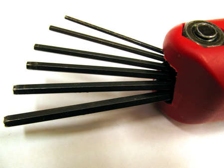 An all-in-one tool containing allen wrenches.の写真素材