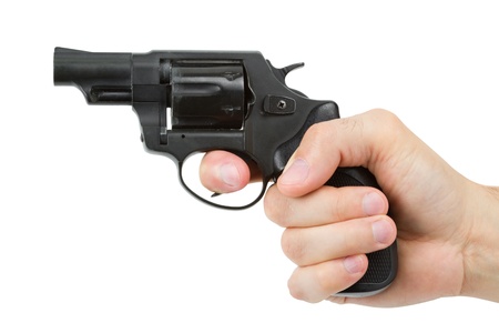 gun in man