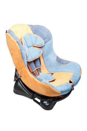 baby car seat, isolatedの写真素材