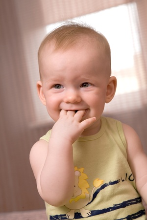 Little baby boyの写真素材