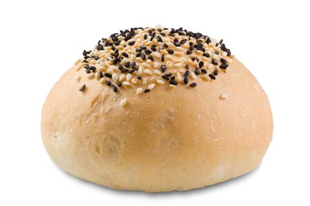 bun with sesameの写真素材