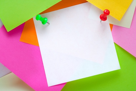 Note paper for messageの写真素材