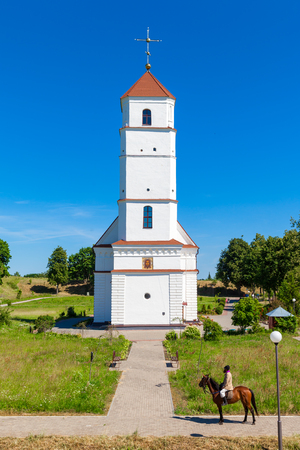 Zaslavl, Belarus, 03-July-2015: Transfiguration Cathedral in Zaslavl city, Minsk region. Belarus.の写真素材