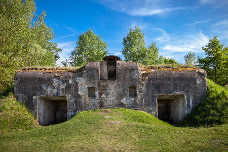 Brest, Belarus - May 12, 2015: The Fifth Fort of Brest Fortress. Brest, Belarus.のeditorial素材