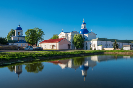 17th century Holy Assumption Monastery. Zhirovichi village, Belarus.の写真素材
