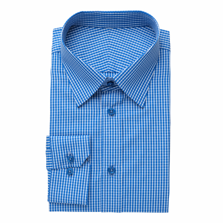 Fashion mens shirt, isolated on white.の写真素材