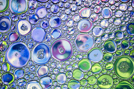 Beautiful  of colored  bubbles.の写真素材