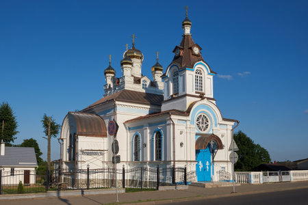 Old ancient church of Saint Mary of Egypt in Vileyka, Minsk region, Belarus.の写真素材