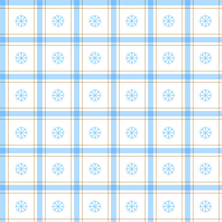 Cute Merry Christmas Winter Snow Snowflake Blue Frost Frosty Line Stripeのイラスト素材