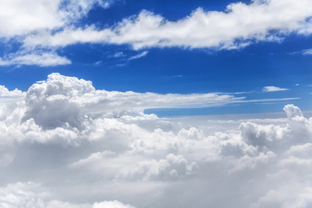 Blue sky and cloud の写真素材
