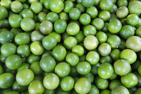 green pile of limeの写真素材