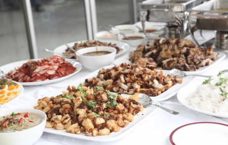 buffet food
