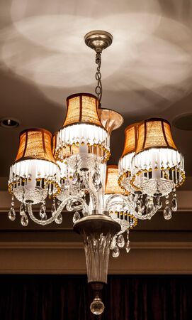 chandelier in vintage styleの写真素材