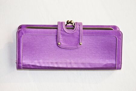 purple small handbag