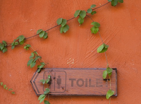 Toilet sign