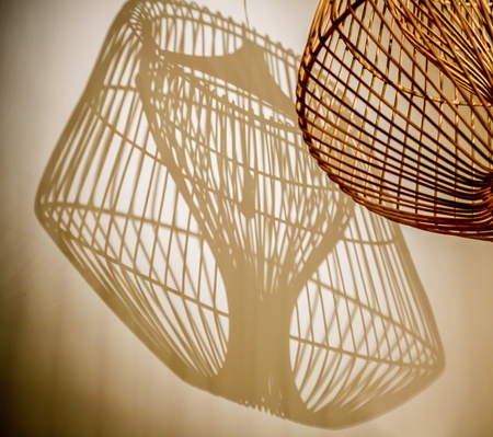 Shadow lamp Asiaの写真素材