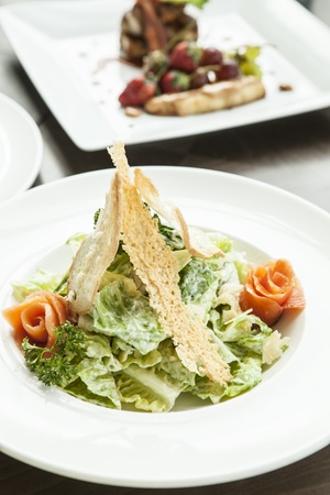 Caesar saladの写真素材