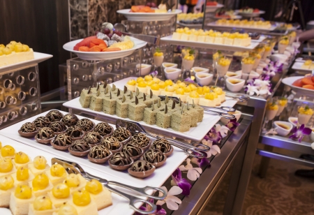 Dessert buffet の写真素材