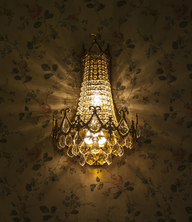 elegant crystal chandelierのeditorial素材