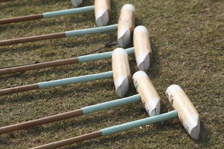 Polo Sticksの写真素材