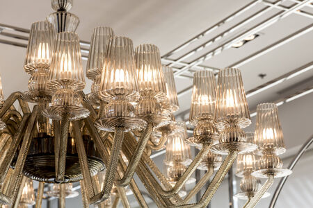 beautiful lighting decorの写真素材