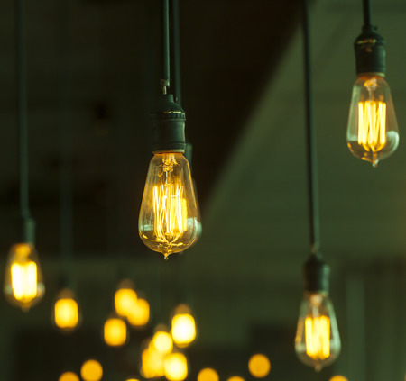 beautiful lighting decorationの写真素材