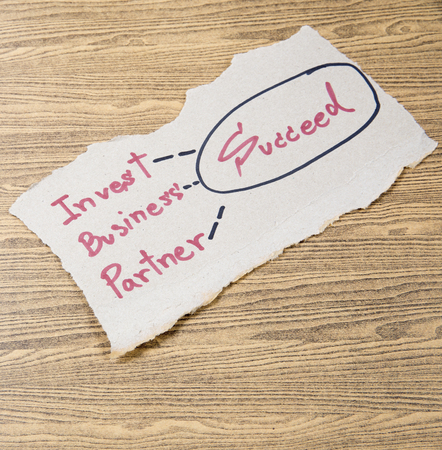 Blackboard with the text Successの写真素材