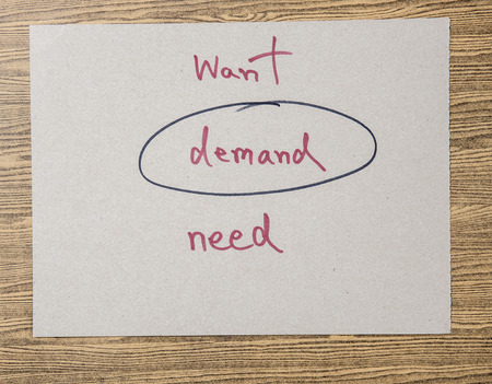 demandの写真素材