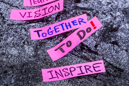 inspire  team work  visionの写真素材