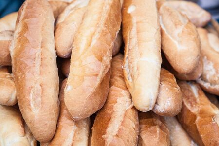 Fresh baked traditional breadの写真素材