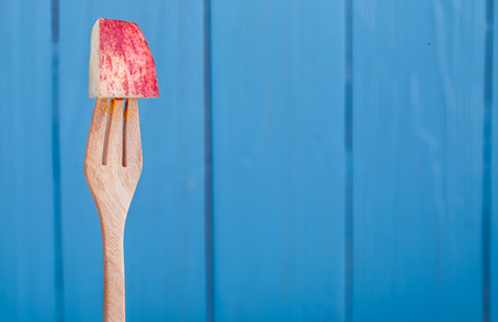 Slices of appleの写真素材