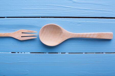 Wooden spoonの写真素材