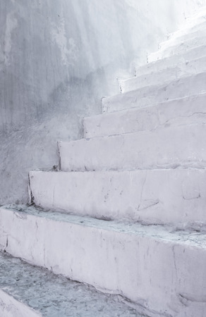 cement stairsの写真素材