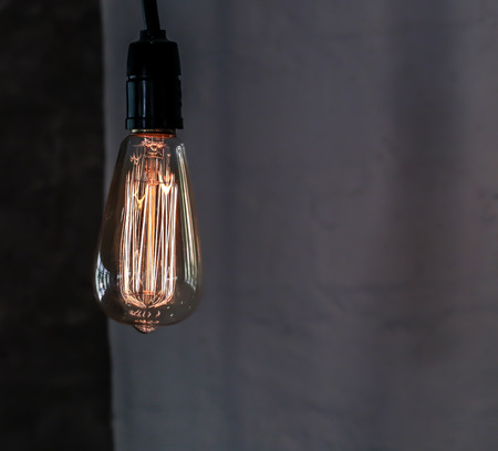 Luxury retro light bulb decor
