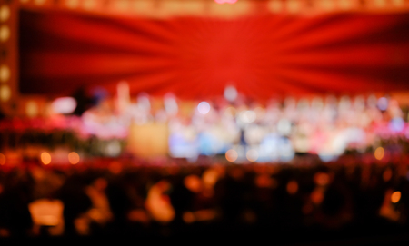 Blurred background orchestra symphony