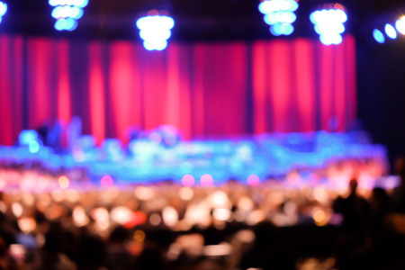 Classical concert blur backgroundの写真素材