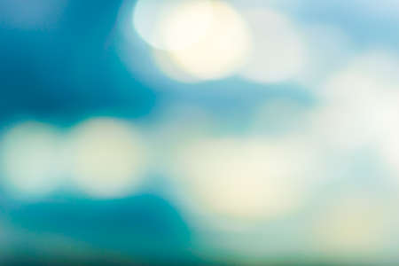 abstact blue bokeh backgroundの写真素材