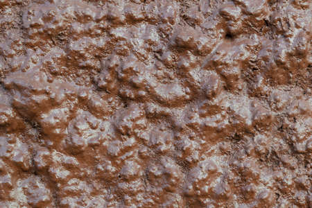 close up brown crude concrete grunge texture backgroundの写真素材
