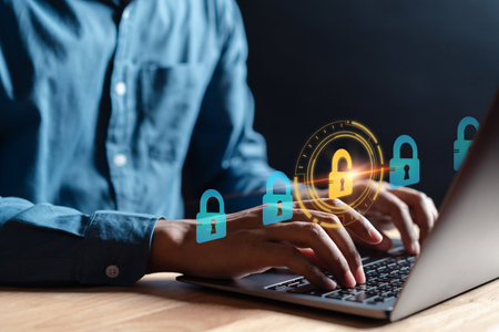 Cybersecurity concept identity theft, Database hacks, internet cyber crime. hacker attack, Hacking and stealing data. damage the system and hack the data.の写真素材