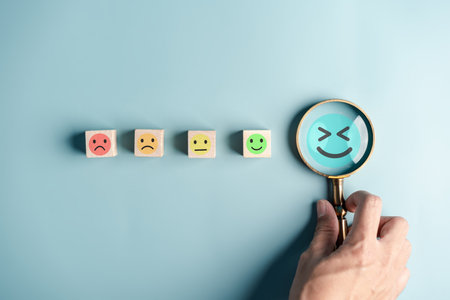 Level of mental health assessment max positive. Thinking boost energy or fresh wellness emotion with bar, child wellness,world mental health day lifestyle of life concept.の写真素材