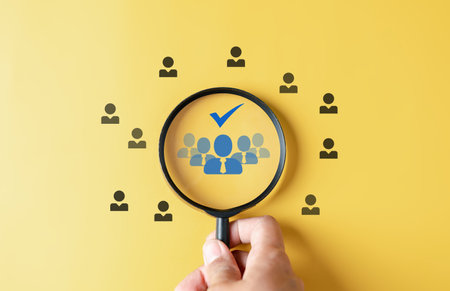 Selective new career recruitment sites. recruiting with online technology. unemployment finding new jobs, search for resume register job interview, find your career human resource concept.の写真素材