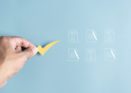 Document checking quality and approve management with Quality Assurance Standardization,...