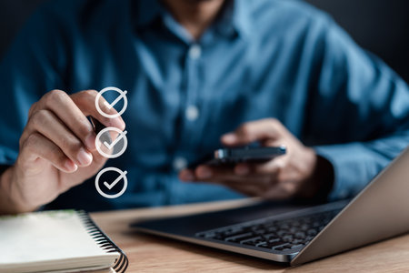 Checklist business target marketing planning with quality management, Quality Assurance and...