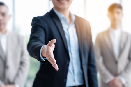 Selective new career recruitment join your team. recruiting and human resource. job search for resume register job interview in business corporate concept.の写真素材
