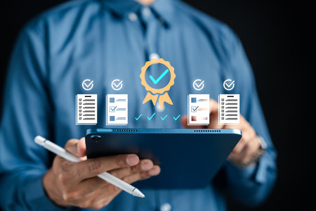 Quality validation, document approval, compliance checklist, and audit verification for business...