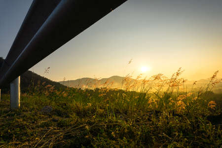 sunrise in the morning