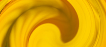 abstract yellow background with some smooth lines in it (3d render)の写真素材