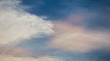Cloudscape has been developing in gorgeous form. Panoramic image.の写真素材