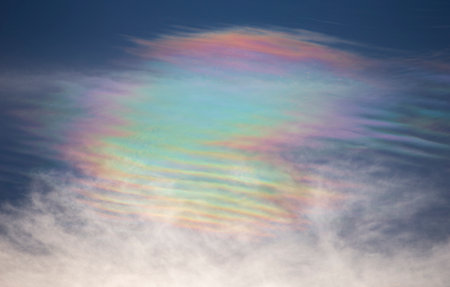 Rainbow in the sky. Abstract background for design, art.の写真素材