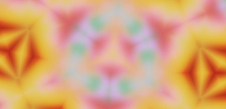 Abstract background pattern with multicolor blurred bokeh defocused lights.の写真素材
